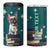 Cute Pug Reading Books 4 in 1 Can Cooler Tumbler Personalized TS04 One Size: 16 oz Multicolor Print Your Wear