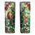 Cardinal Stained Glass Style Skinny Tumbler Personalized TS04 Multicolor Print Your Wear