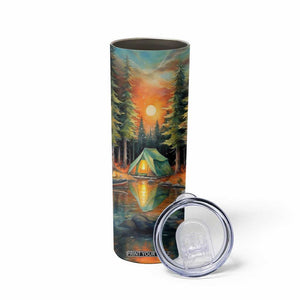 Camping In The Wood Skinny Tumbler Personalized TS04 Print Your Wear