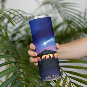 Nativity Of Jesus With Comet Skinny Tumbler Personalized TS04 Print Your Wear