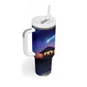 Nativity Of Jesus With Comet Tumbler With Handle Personalized TS04 Print Your Wear