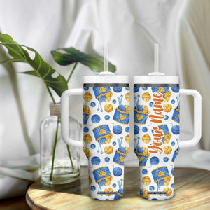 Knitting Pattern Tumbler With Handle Personalized TS04 Print Your Wear