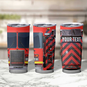 Firetruck Firefighter Tumbler Cup Personalized TS04 Print Your Wear