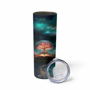 Books In The Forest Skinny Tumbler Personalized TS04 Print Your Wear