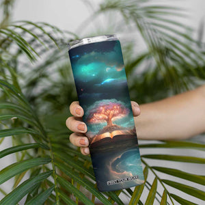 Books In The Forest Skinny Tumbler Personalized TS04 Print Your Wear