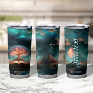 Books In The Forest Tumbler Cup Personalized TS04 Print Your Wear