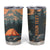 Retro Camping Tent Tumbler Cup Personalized TS04 Multicolor Print Your Wear