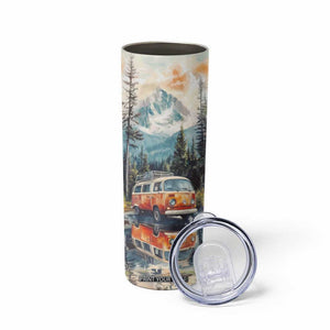 Camping RV Near The Lake Skinny Tumbler Personalized TS04 Print Your Wear