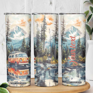 Camping RV Near The Lake Skinny Tumbler Personalized TS04 Print Your Wear