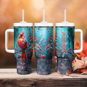 Colorful Cardinal Tumbler With Handle Personalized TS04 Print Your Wear