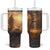 Jesus Walking On The Forest With Lambs Tumbler With Handle Personalized TS04 One Size: 40 oz Multicolor Print Your Wear