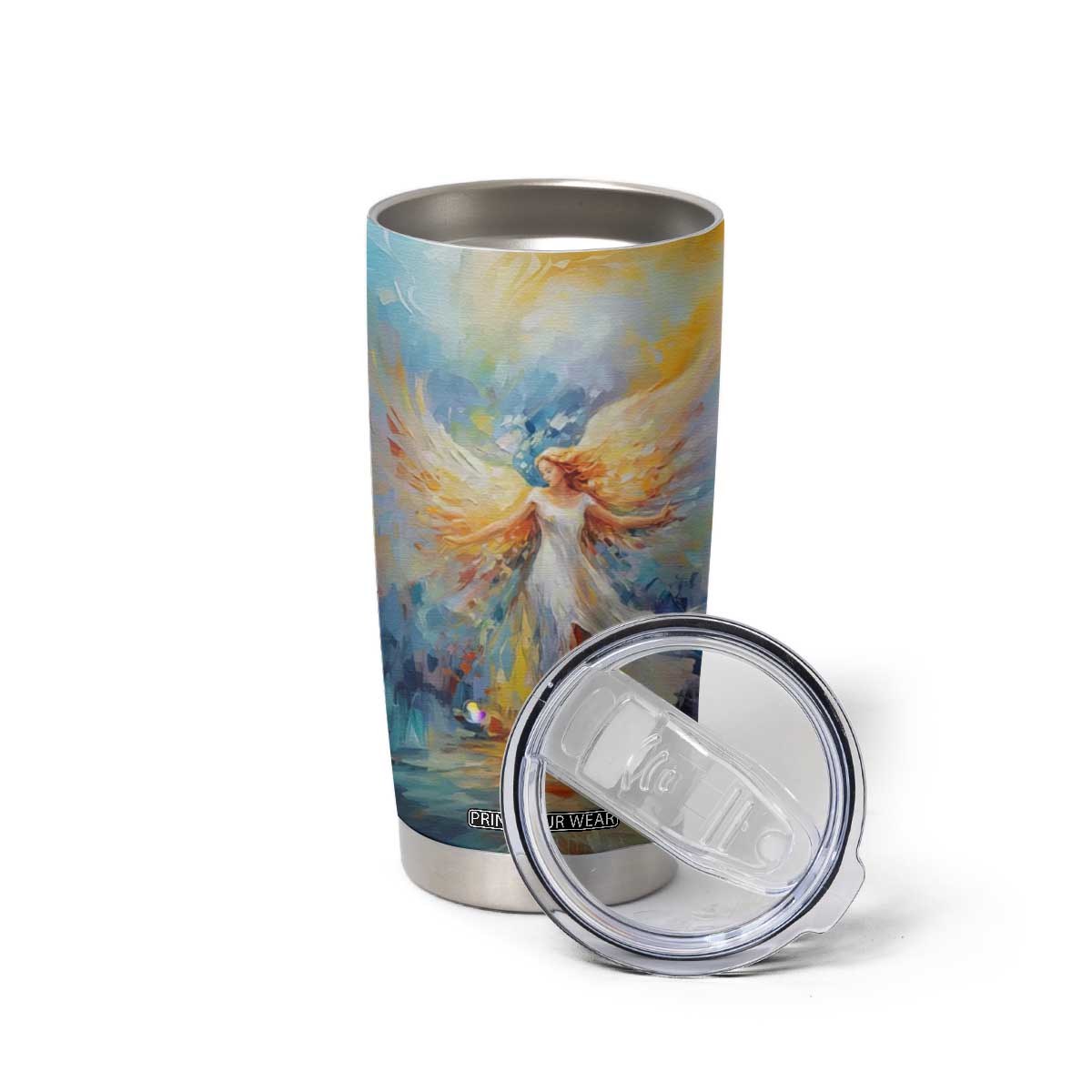 Colorful Faith Angel Tumbler Cup Personalized TS04 Print Your Wear