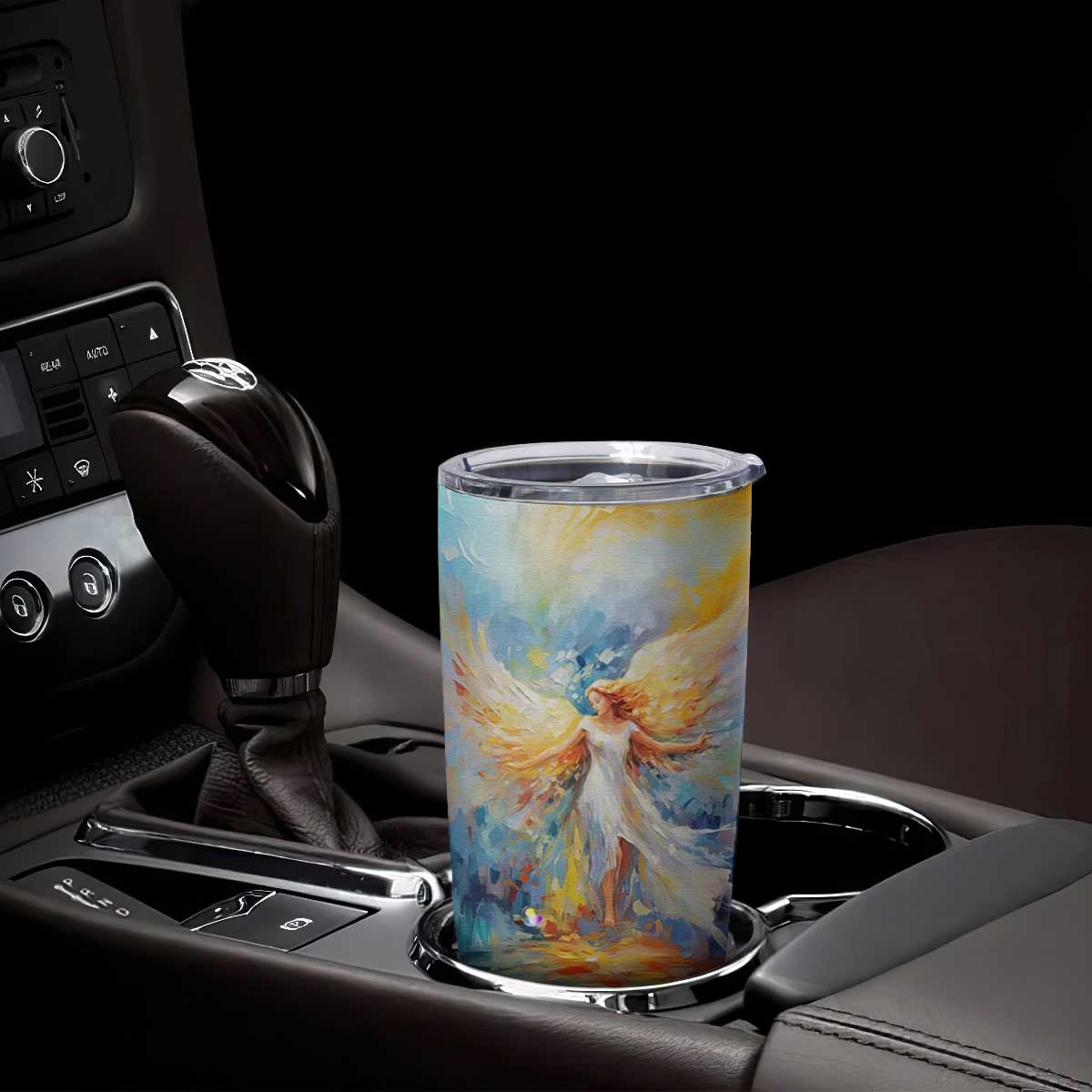 Colorful Faith Angel Tumbler Cup Personalized TS04 Print Your Wear