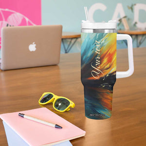 Colorful Faith Angel Tumbler With Handle Personalized TS04 Print Your Wear