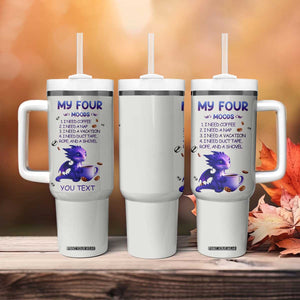 Dragon My Four Moods Tumbler With Handle Personalized TS04 Print Your Wear