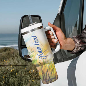 Cardinal Flower Tumbler With Handle Personalized TS04 Print Your Wear