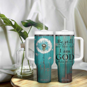 Faith Be Still Tumbler With Handle Personalized TS04 Print Your Wear