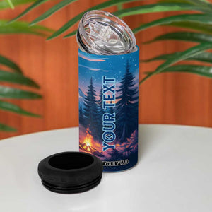 Camping RV 4 in 1 Can Cooler Tumbler Personalized TS04 Print Your Wear