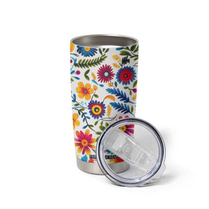 Gardening Mexican Flower Seamless Tumbler Cup Personalized TS04 Print Your Wear