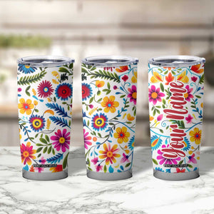 Gardening Mexican Flower Seamless Tumbler Cup Personalized TS04 Print Your Wear