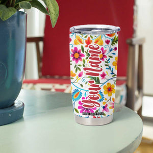 Gardening Mexican Flower Seamless Tumbler Cup Personalized TS04 Print Your Wear