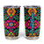 Gardening Mexican Flower Pattern Tumbler Cup Personalized TS04 Multicolor Print Your Wear