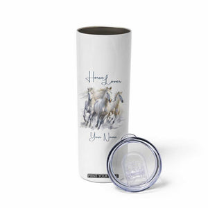 Horse Lover Skinny Tumbler Personalized TS04 Print Your Wear