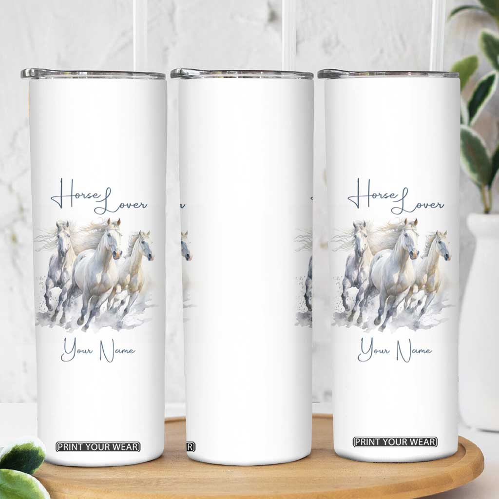 Horse Lover Skinny Tumbler Personalized TS04 Print Your Wear