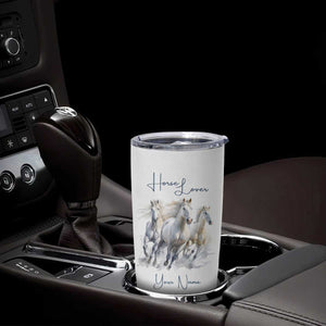 Horse Lover Tumbler Cup Personalized TS04 Print Your Wear