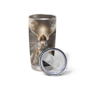 Faith Angel Tumbler Cup Personalized TS04 Print Your Wear