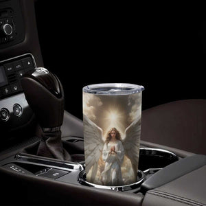 Faith Angel Tumbler Cup Personalized TS04 Print Your Wear