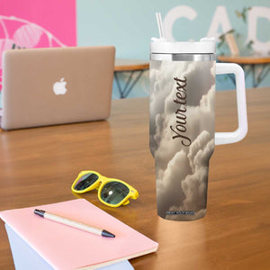 Faith Angel Tumbler With Handle Personalized TS04 Print Your Wear