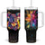 Koala Rainbow Color Style Tumbler With Handle Personalized TS04 One Size: 40 oz Multicolor Print Your Wear