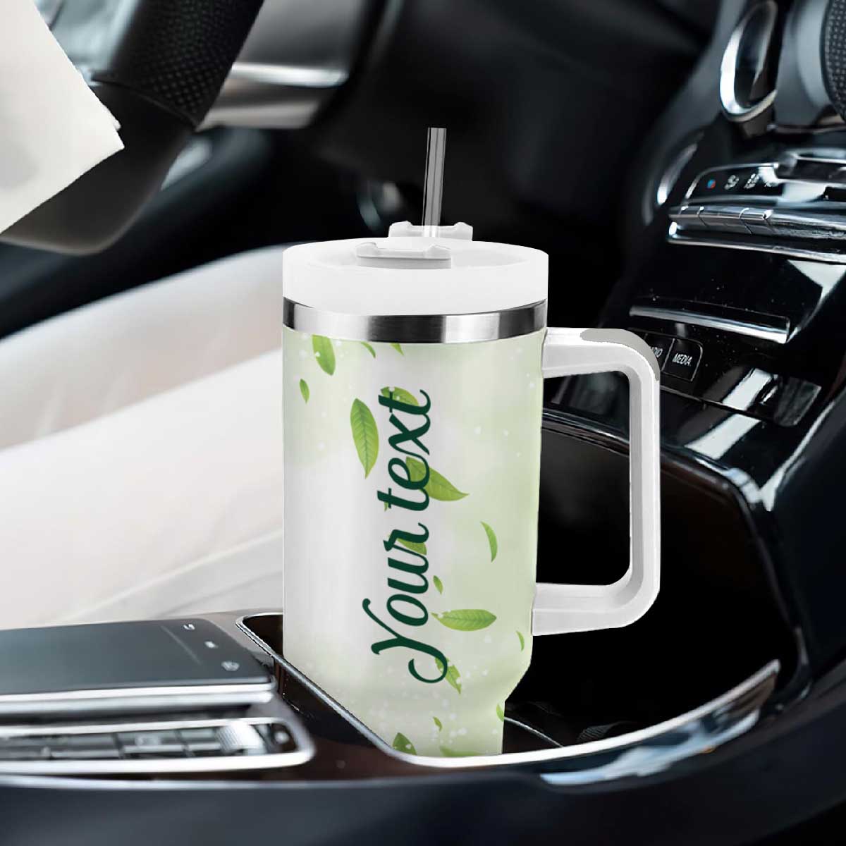 Koala Hugs Tree Tumbler With Handle Personalized TS04 Print Your Wear