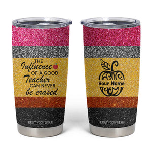 Apple Teacher Personalized Tumbler Cup TS04 Multicolor Print Your Wear