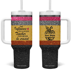 Apple Teacher Personalized Tumbler With Handle TS04 One Size: 40 oz Multicolor Print Your Wear