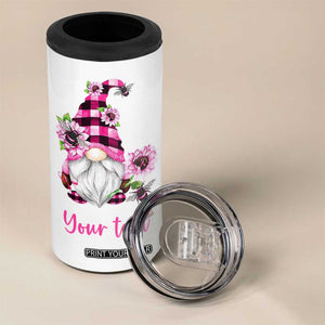 Every Thing Is Gonna Be Alright Pink Gnome Brc 4 in 1 Can Cooler Tumbler Personalized TS04 Print Your Wear