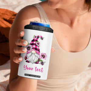 Every Thing Is Gonna Be Alright Pink Gnome Brc 4 in 1 Can Cooler Tumbler Personalized TS04 Print Your Wear