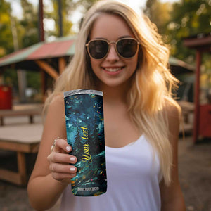 Deer Starry Night Style Skinny Tumbler Personalized TS04 Print Your Wear