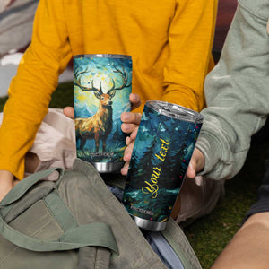 Deer Starry Night Style Tumbler Cup Personalized TS04 Print Your Wear