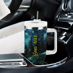 Deer Starry Night Style Tumbler With Handle Personalized TS04 Print Your Wear