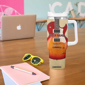 But In My Head Im Playing My Guitar Or Im Thinking About Buying Another One Tumbler With Handle Personalized TS04 Print Your Wear