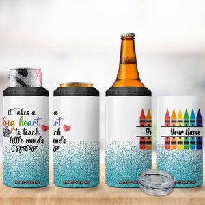 Teacher 4 in 1 Can Cooler Tumbler Personalized TS04 Print Your Wear