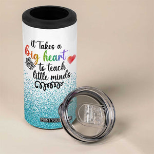 Teacher 4 in 1 Can Cooler Tumbler Personalized TS04 Print Your Wear