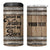 Beer Barrel Wooden Personalized 4 in 1 Can Cooler Tumbler TS04 One Size: 16 oz Multicolor Print Your Wear