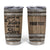 Beer Barrel Wooden Personalized Tumbler Cup TS04 Multicolor Print Your Wear