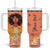 Lovely Black Woman Butterfly Personalized Tumbler With Handle TS04 One Size: 40 oz Orange Print Your Wear