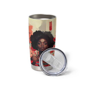 Black Woman Retro Personalized Tumbler Cup TS04 Print Your Wear