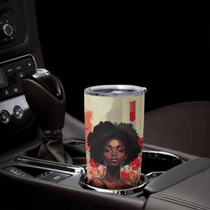 Black Woman Retro Personalized Tumbler Cup TS04 Print Your Wear