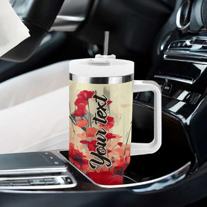 Black Woman Retro Personalized Tumbler With Handle TS04 Print Your Wear